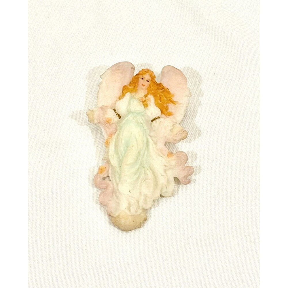 Vintage Roman Inc. Seraphim Classics 1998 Angel Brooch Pin 2.25"